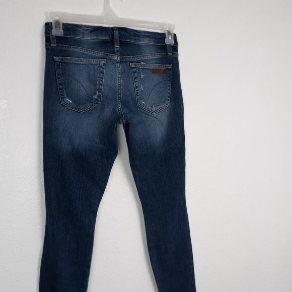 Joe's Jeans Women's Skinny Ankle Jeans Size 27 Distressed Keagan Wash Mid Rise - Picture 7 of 16
